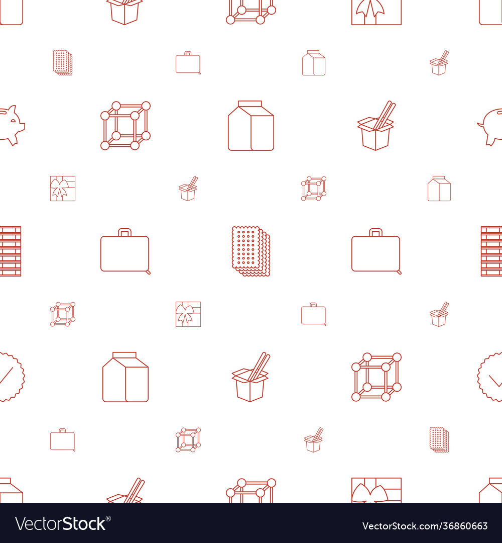 Box Icons Pattern Seamless White Background Vector Image Box Icons Pattern Seamless White Background Vector Image