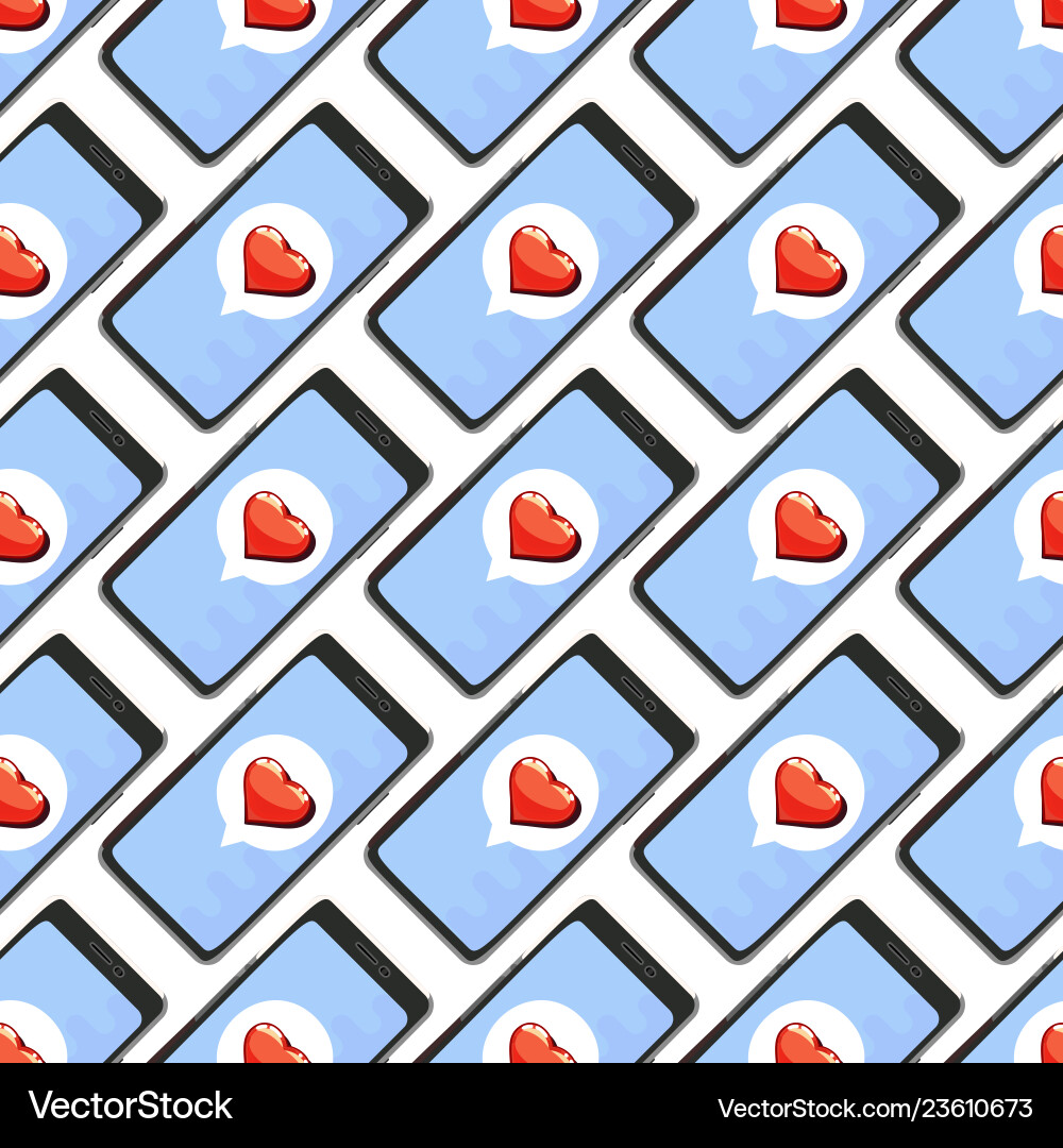 Love seamless pattern Royalty Free Vector Image