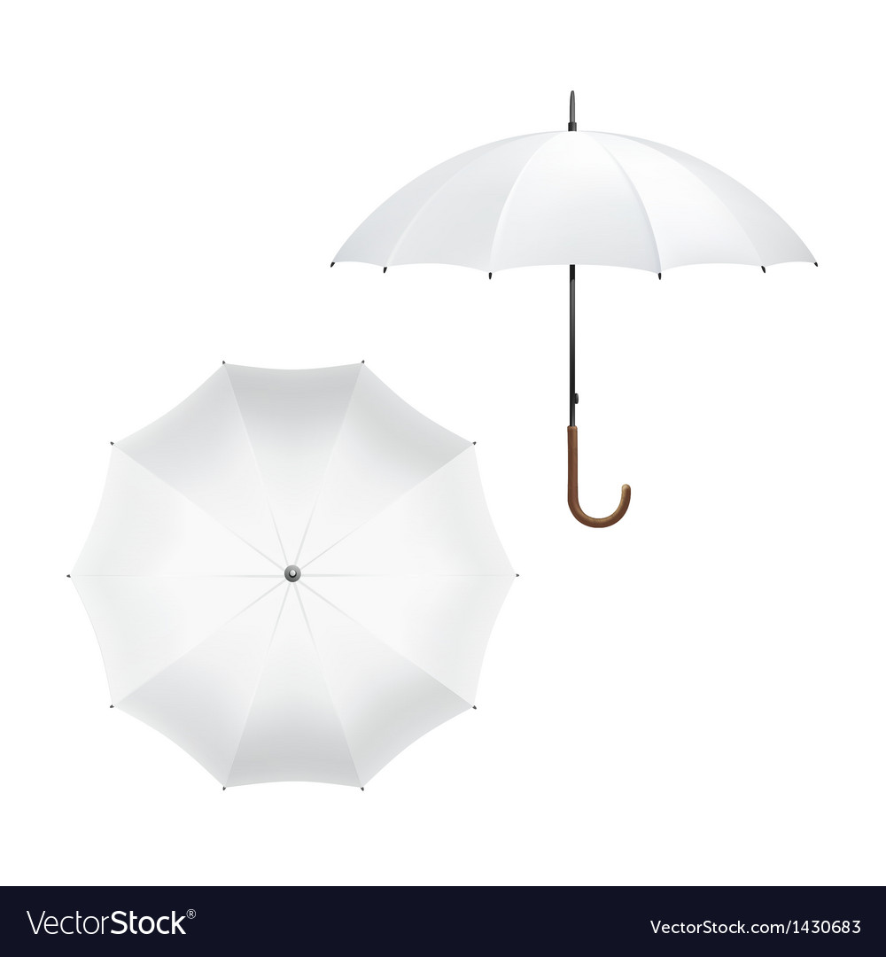 Plain white hot sale umbrella