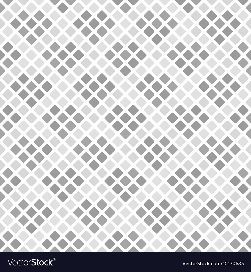 Gray and white rounded diamond pattern with Vector Image