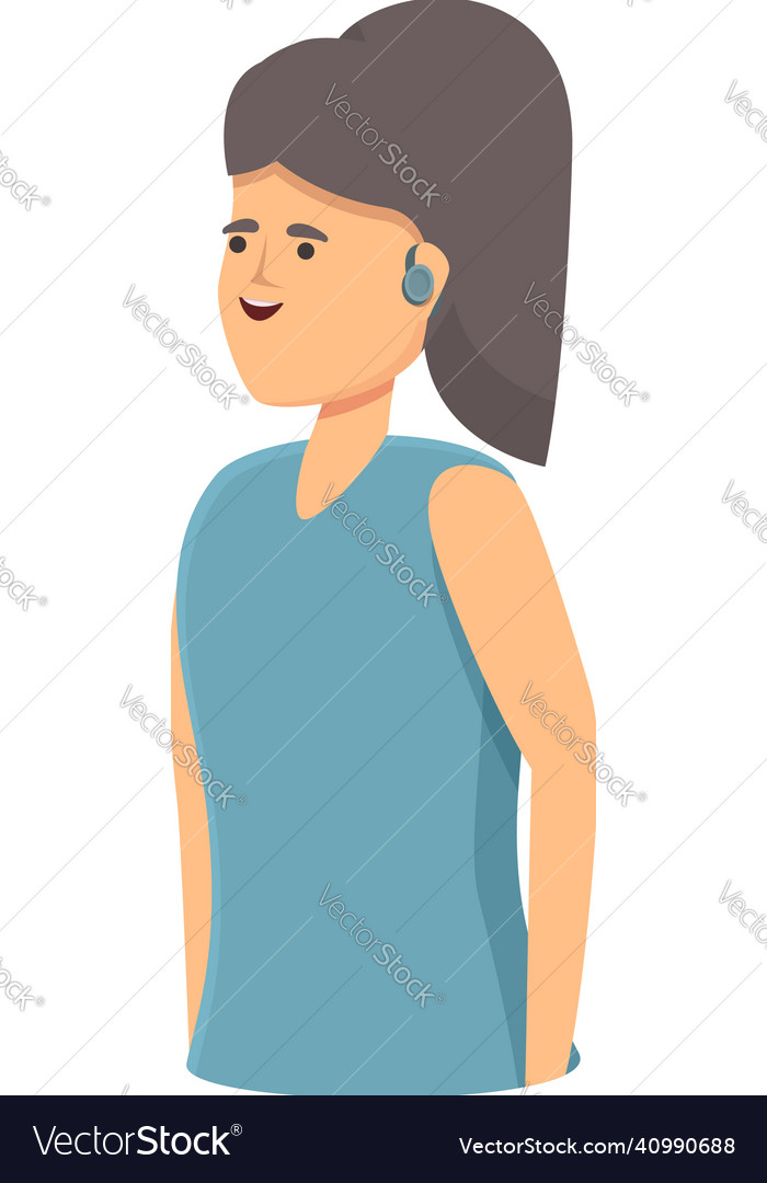 Ear deaf tool icon cartoon mute people Royalty Free Vector