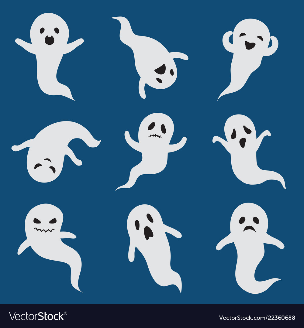 Scary Ghost Face Svg