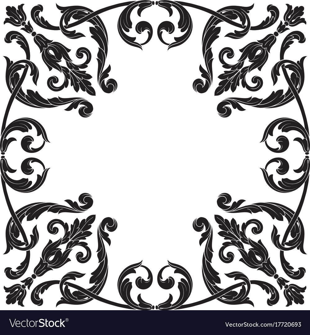 Classical baroque Royalty Free Vector Image - VectorStock