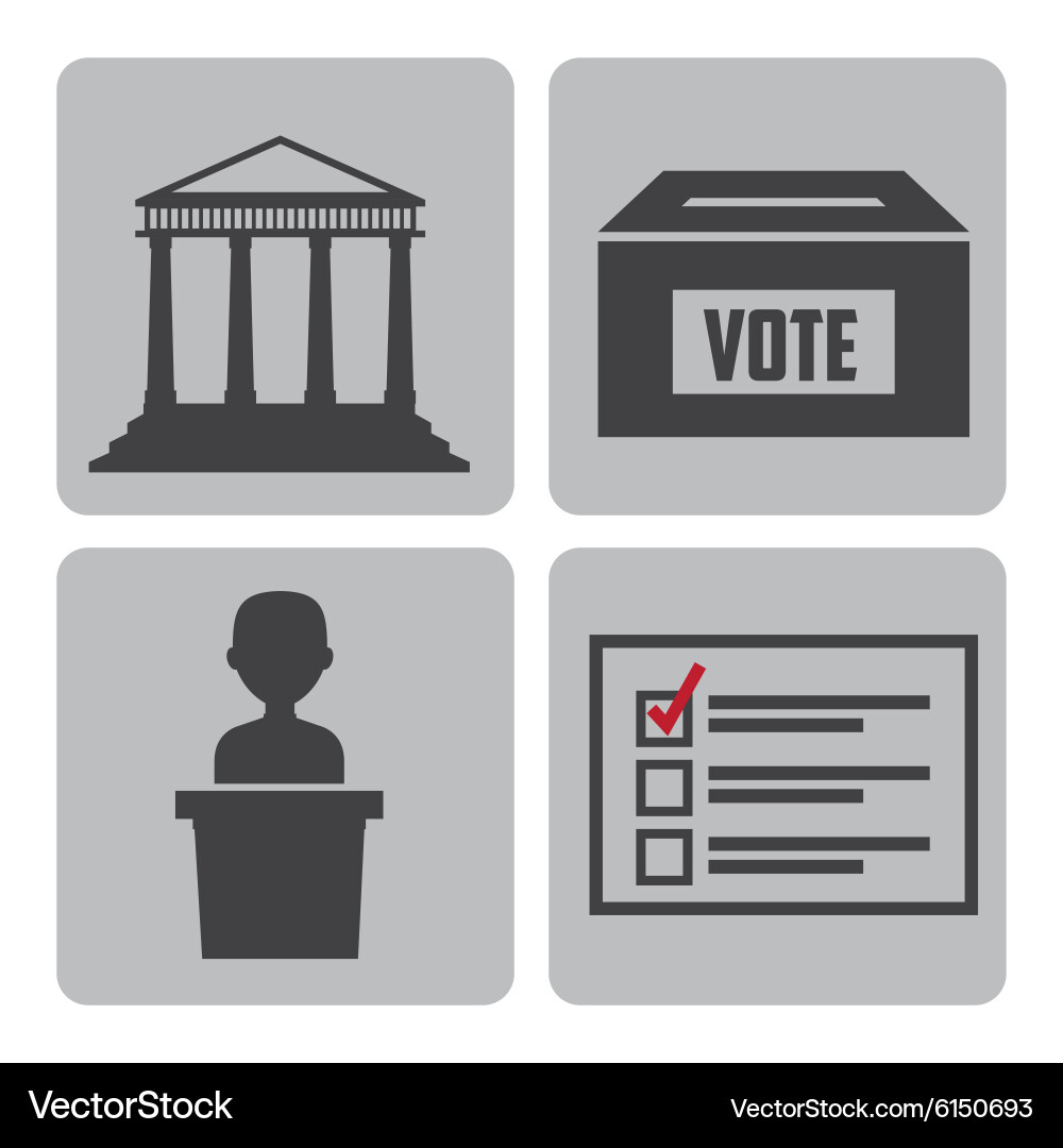 Democratic election Royalty Free Vector Image - VectorStock