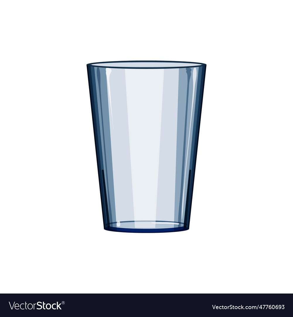 Tea plastic cup cartoon Royalty Free Vector Image