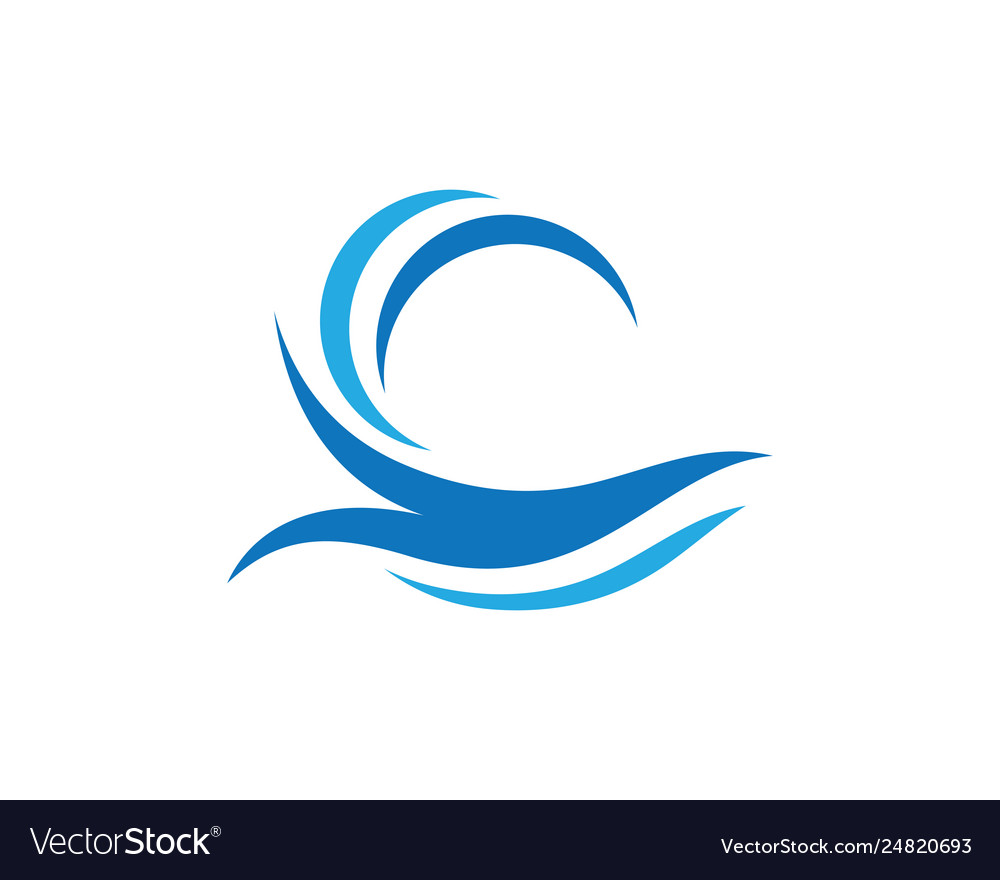 Wave Symbol Design Royalty Free Vector Image - Vectorstock