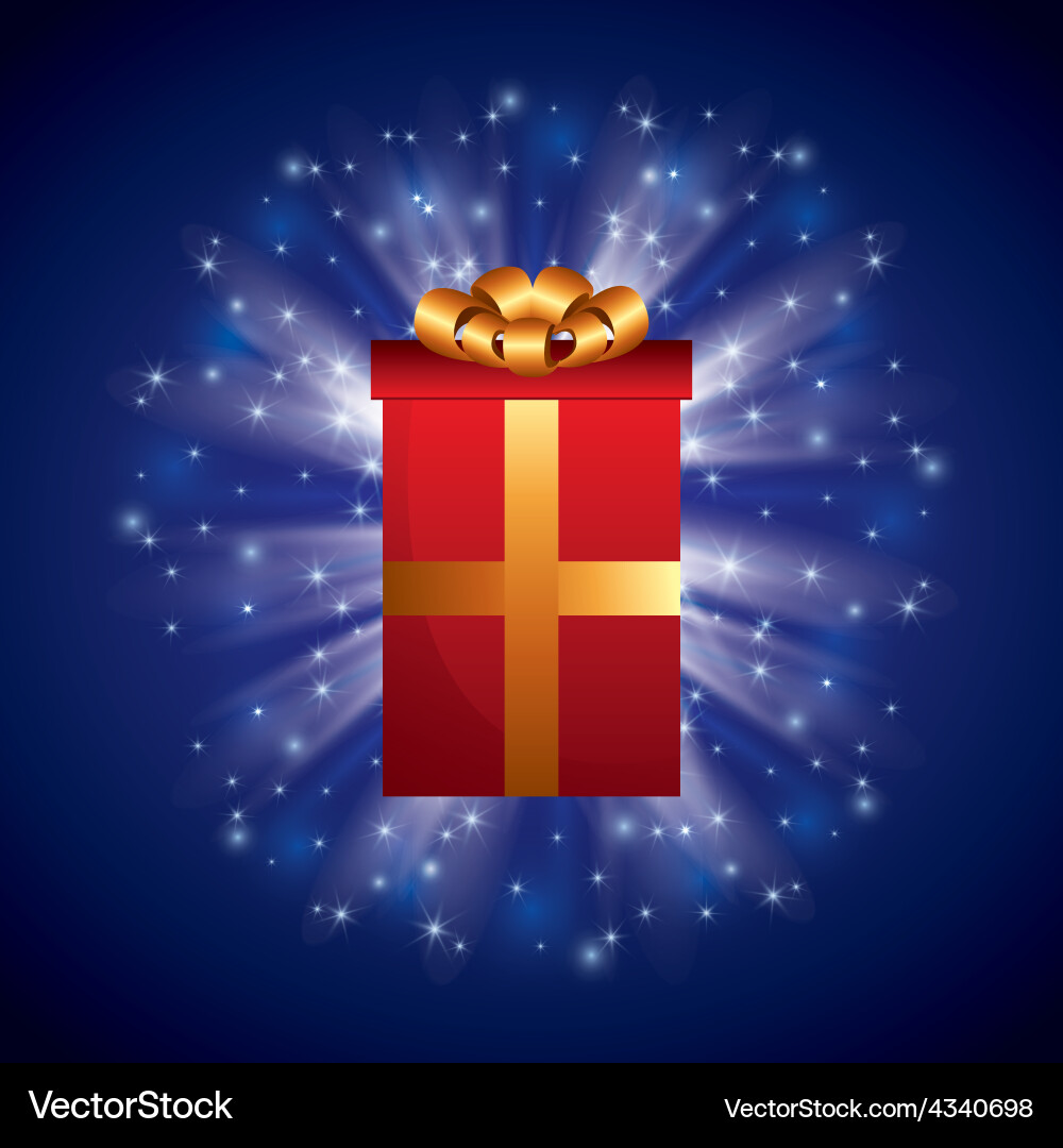 Gift box Royalty Free Vector Image - VectorStock