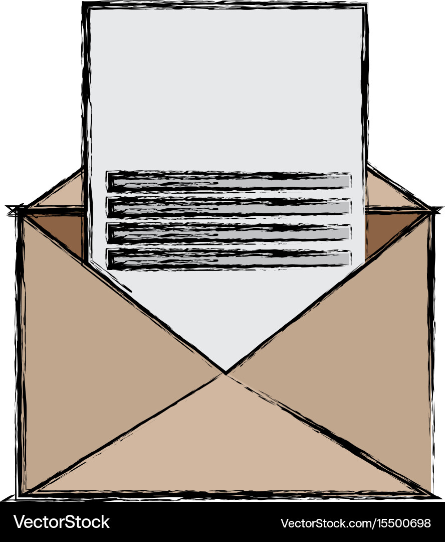 Isolated paper envelope Royalty Free Vector Image