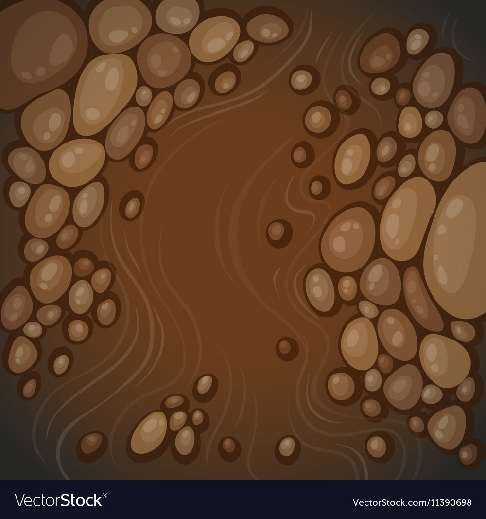 Pond stone top view Royalty Free Vector Image - VectorStock