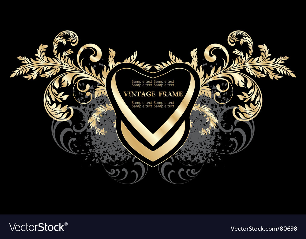 Vintage frame Royalty Free Vector Image - VectorStock