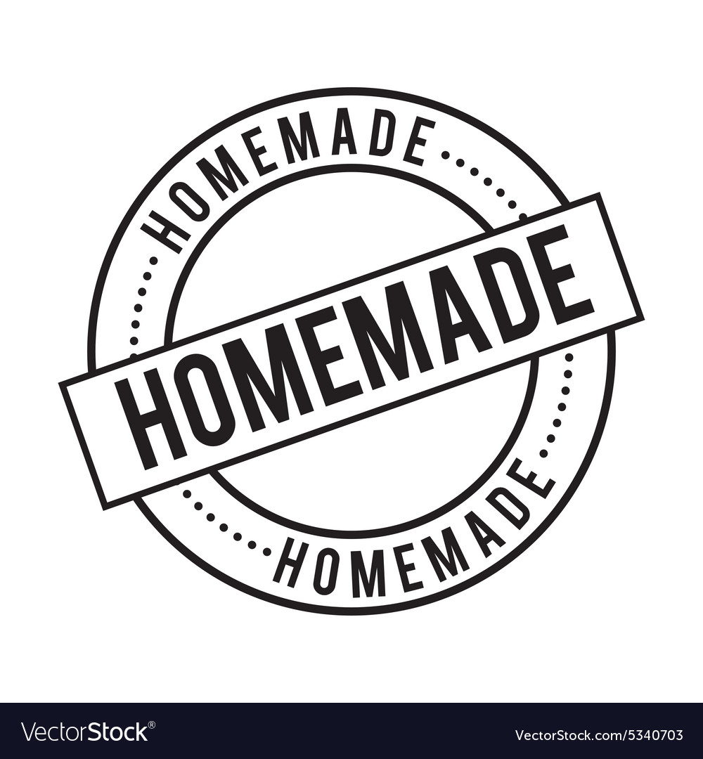 Homemade seal Royalty Free Vector Image - VectorStock