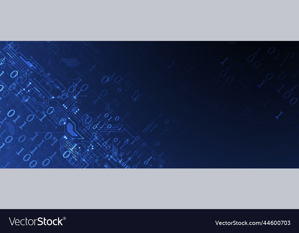 Technology data background idea of global Vector Image