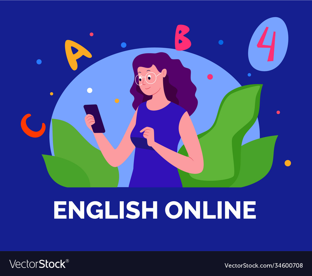 E-learning online learning Royalty Free Vector Image