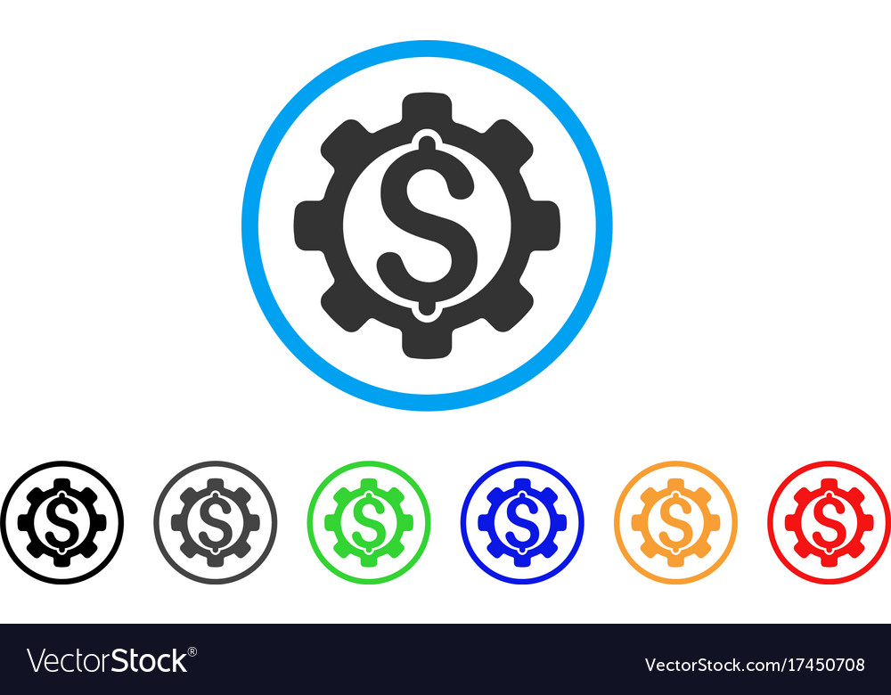 Payment Options Rounded Icon Royalty Free Vector Image