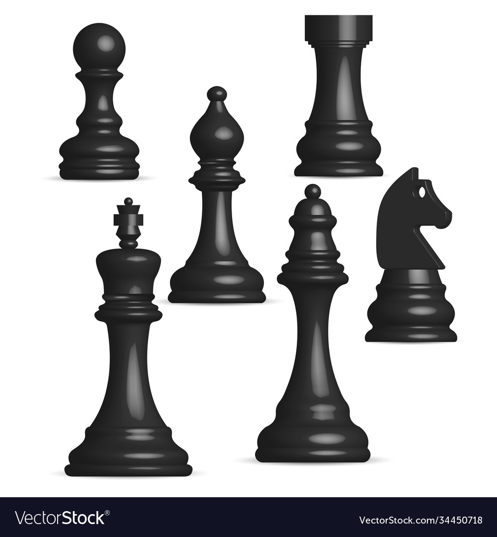 Chess Piece 2d and 3d Icon Set 696214 Vector Art at Vecteezy