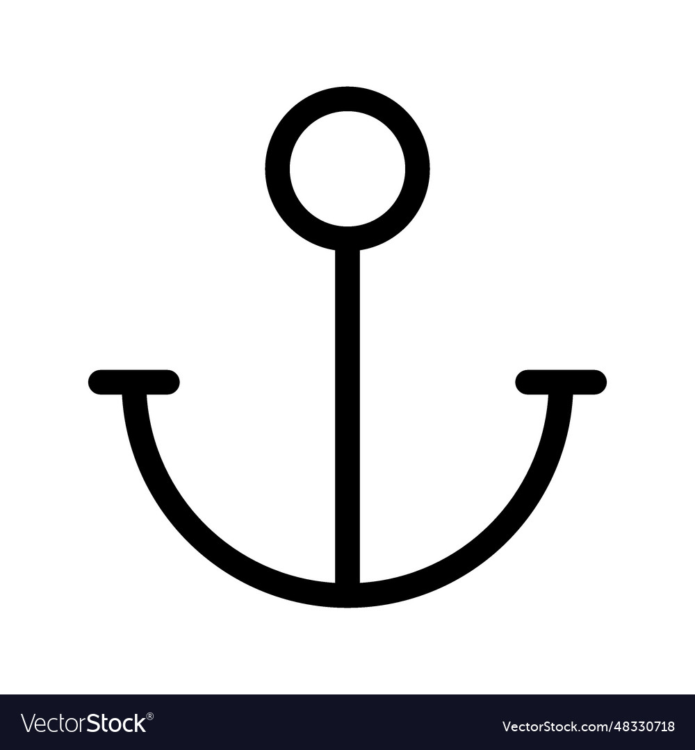 Anchor icon Royalty Free Vector Image - VectorStock