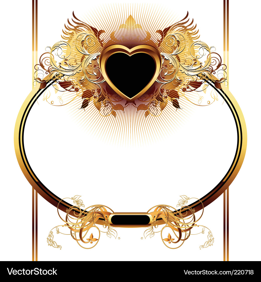 Ornate frame Royalty Free Vector Image - VectorStock
