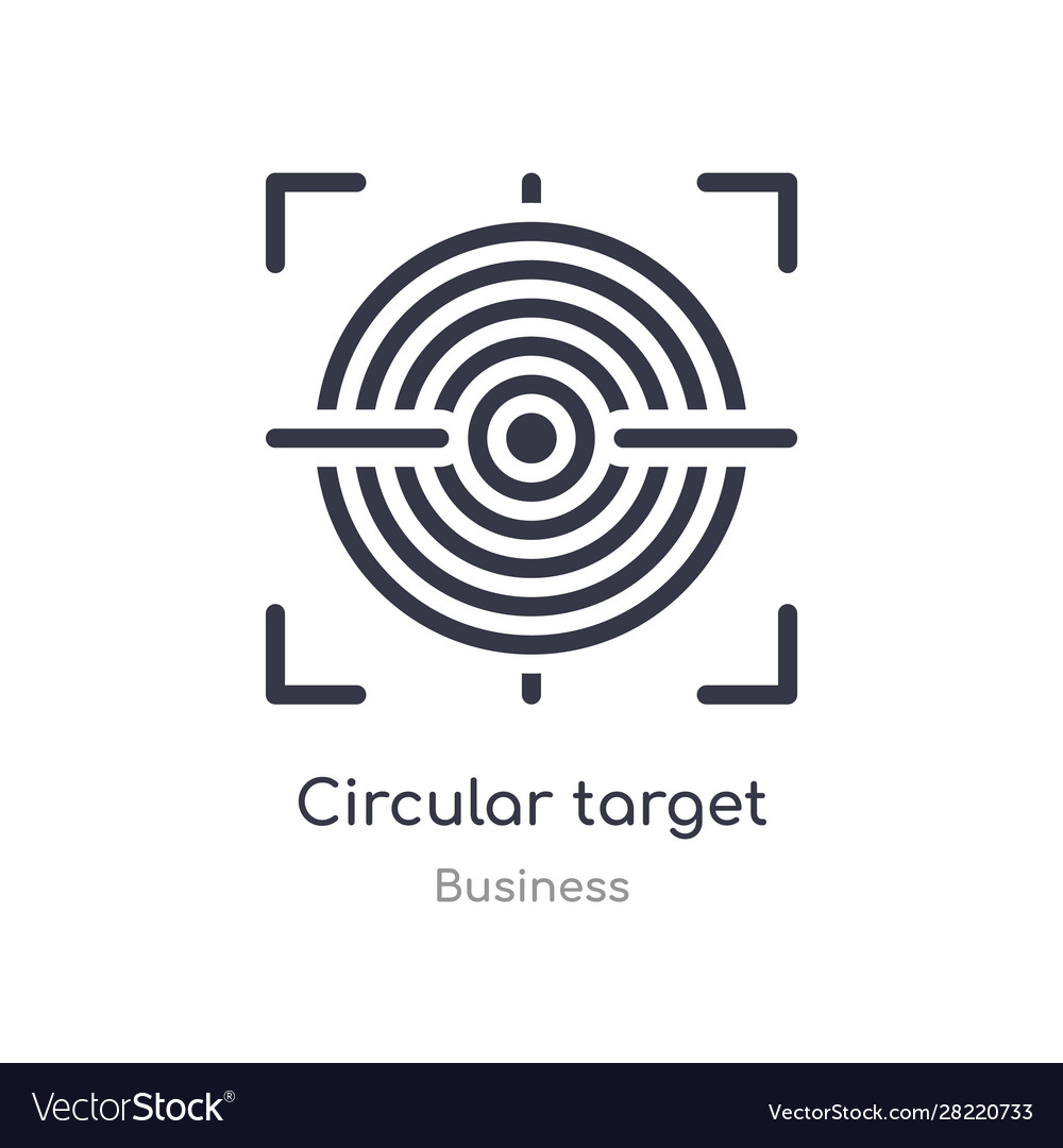 Detail target. Circle stroke.