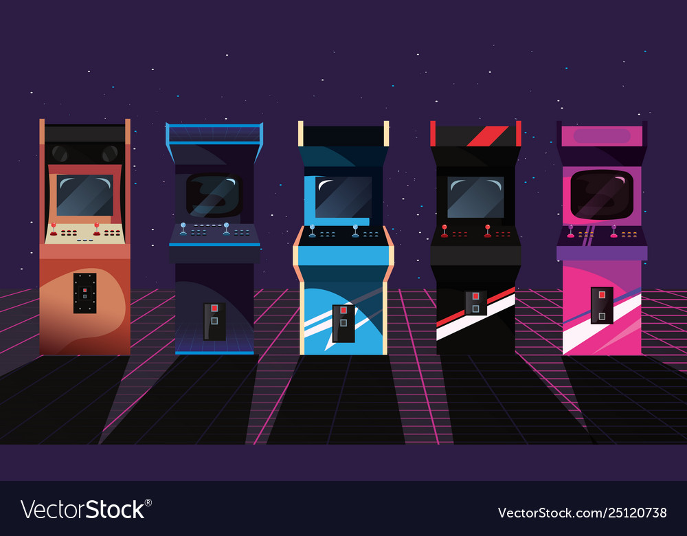 Video game retro Royalty Free Vector Image - VectorStock