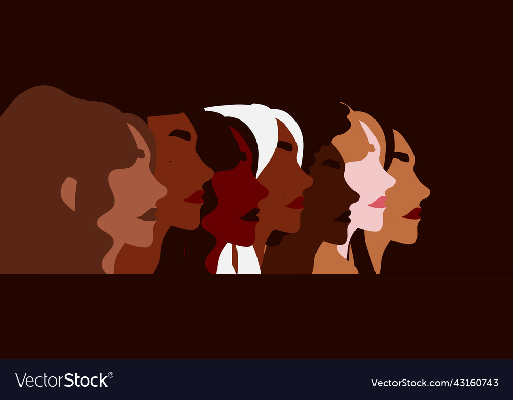 Diverse group of women diversity Royalty Free Vector Image