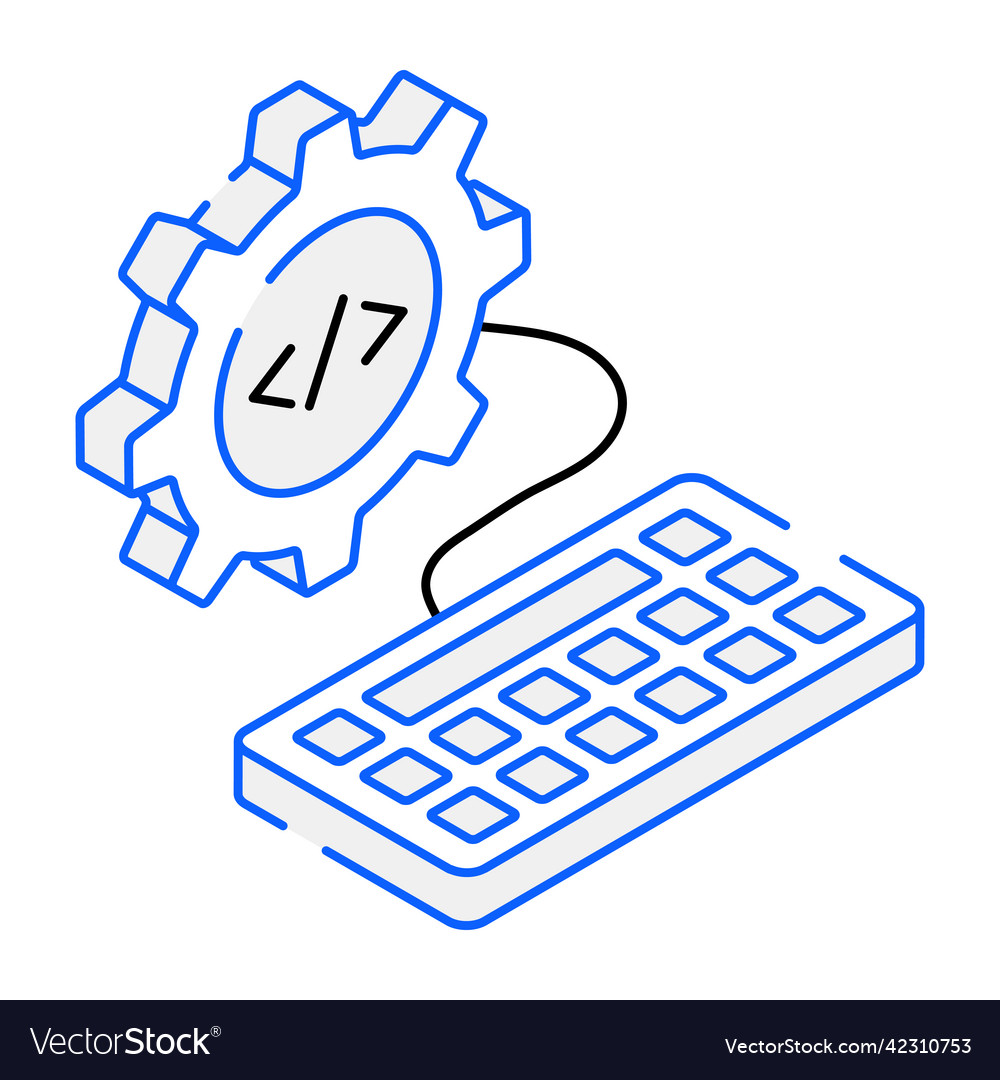 Code development Royalty Free Vector Image - VectorStock