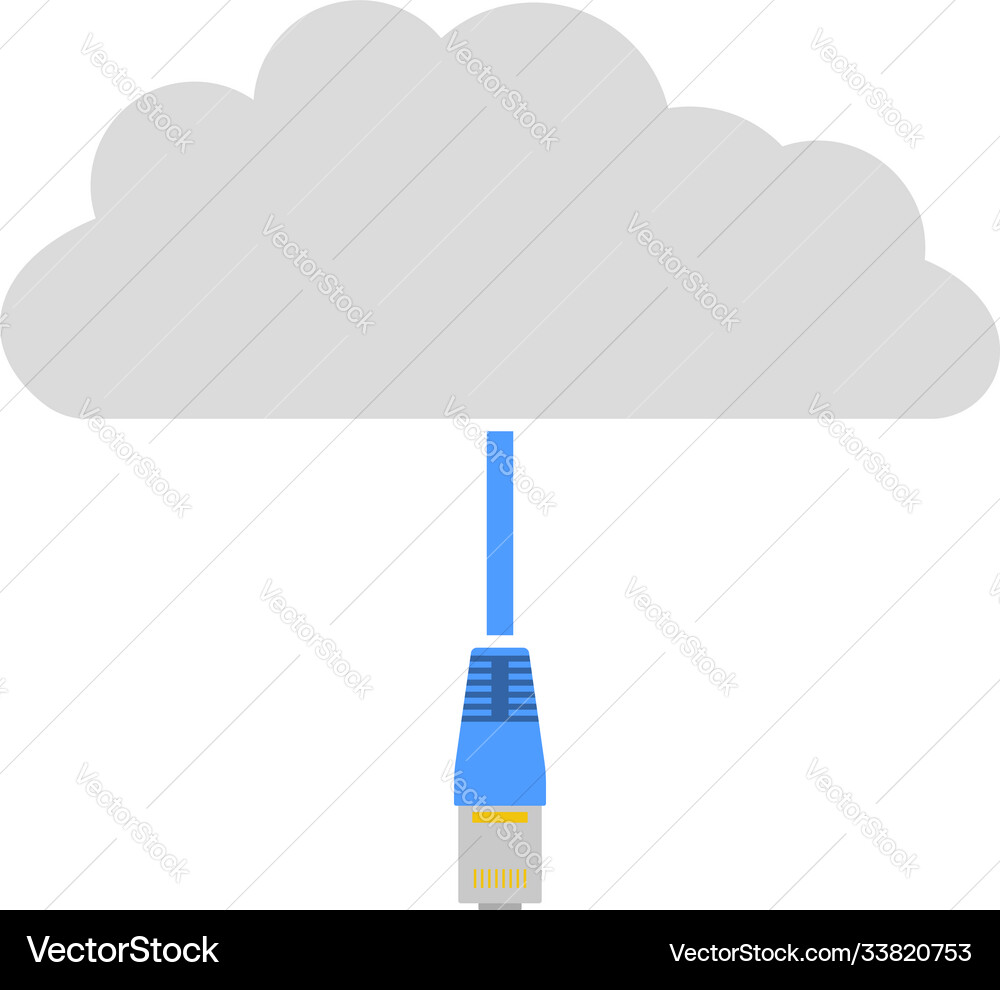 Network cloud icon Royalty Free Vector Image - VectorStock