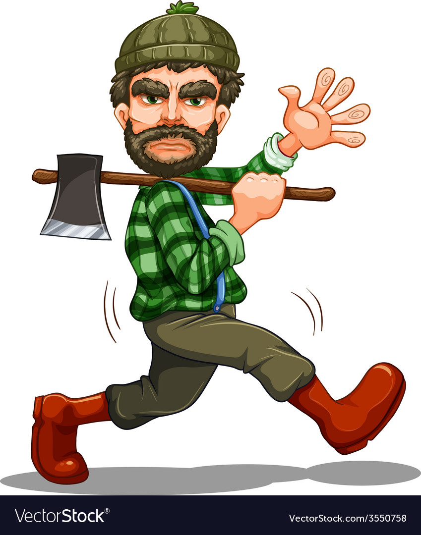 Lumberjack Royalty Free Vector Image - VectorStock