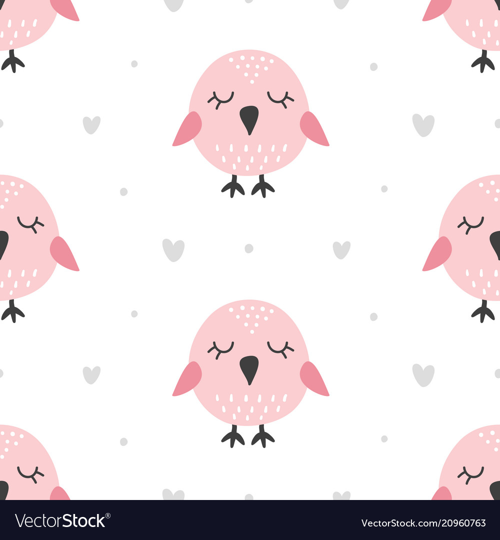 Nursery childish seamless pattern background vector image Nursery childish seamless pattern background