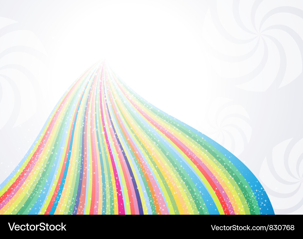 Abstract Rainbow Arrow Banner Royalty Free Vector Image