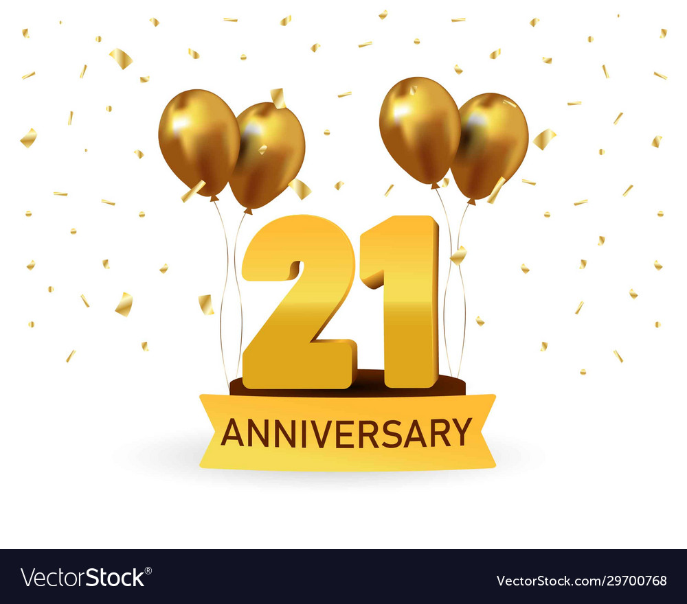 Anniversary gold numbers Royalty Free Vector Image