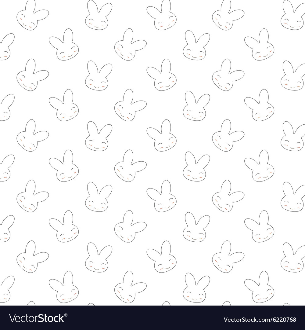 Bunny pattern Royalty Free Vector Image - VectorStock