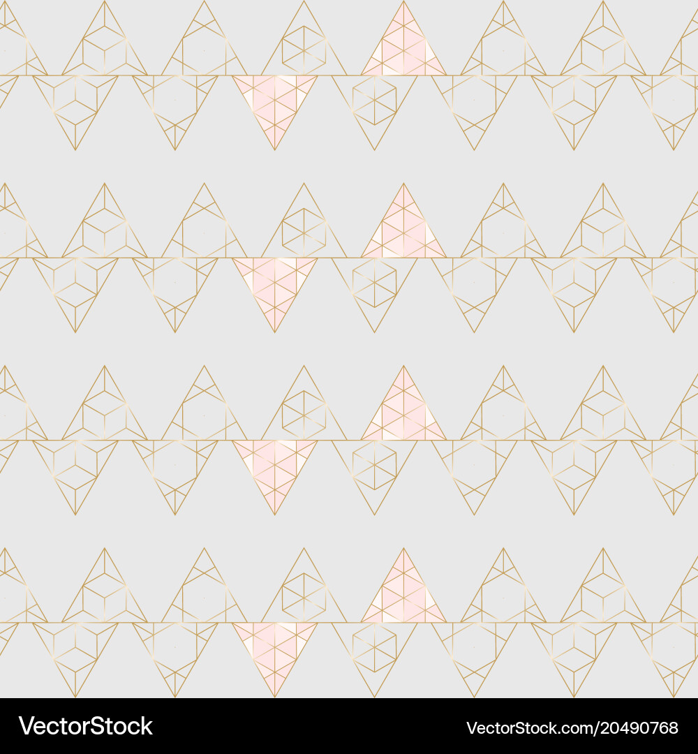 Chic geometric pattern Royalty Free Vector Image