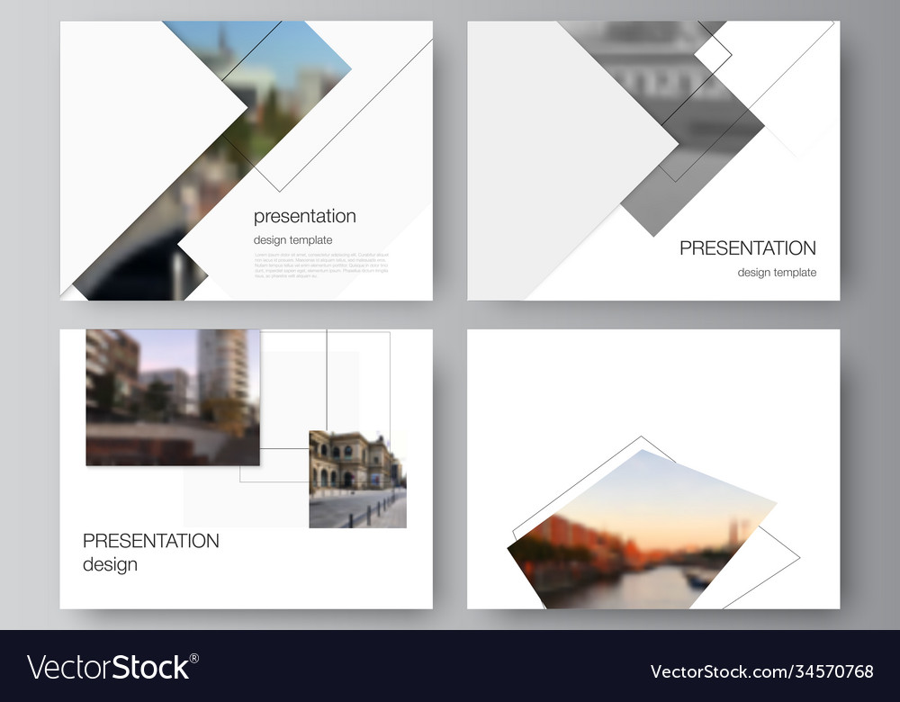 Layout presentation slides design Royalty Free Vector Image