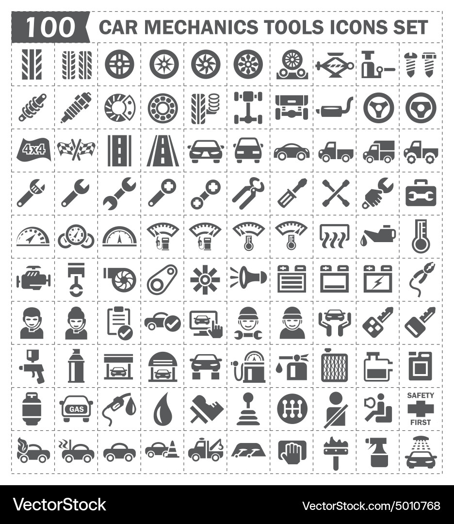 Mechanics icon Royalty Free Vector Image - VectorStock