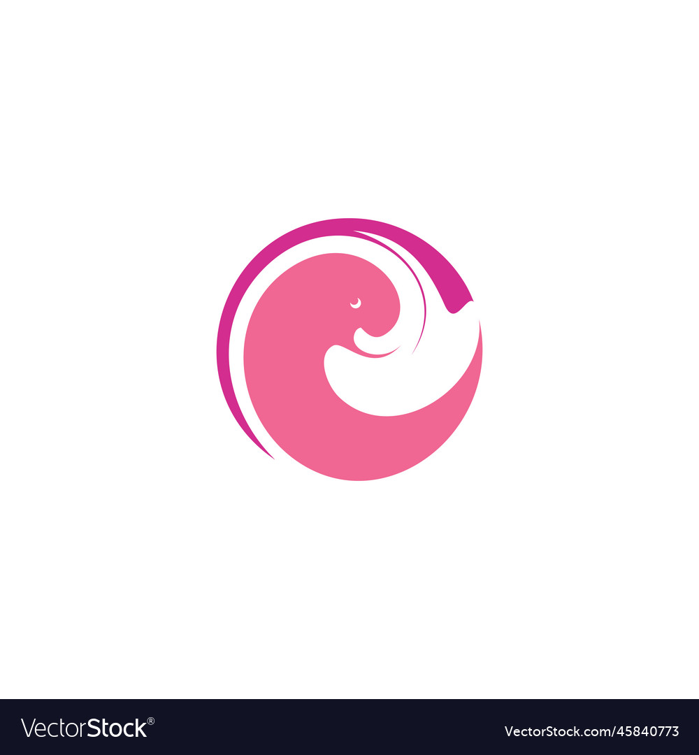 Embryo logo stylized icon Royalty Free Vector Image