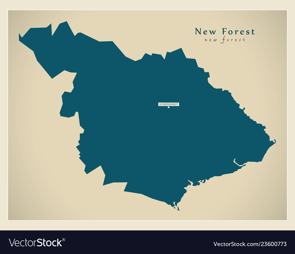 Modern map