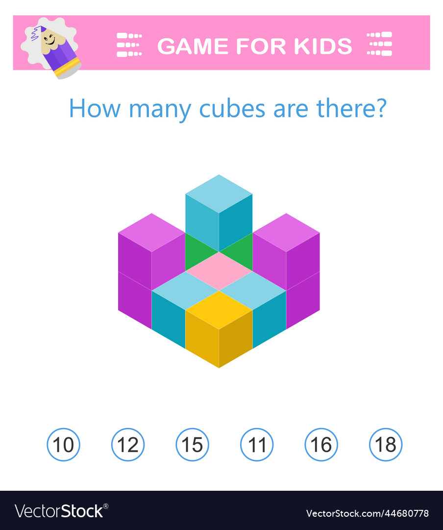 Math logic game Royalty Free Vector Image - VectorStock