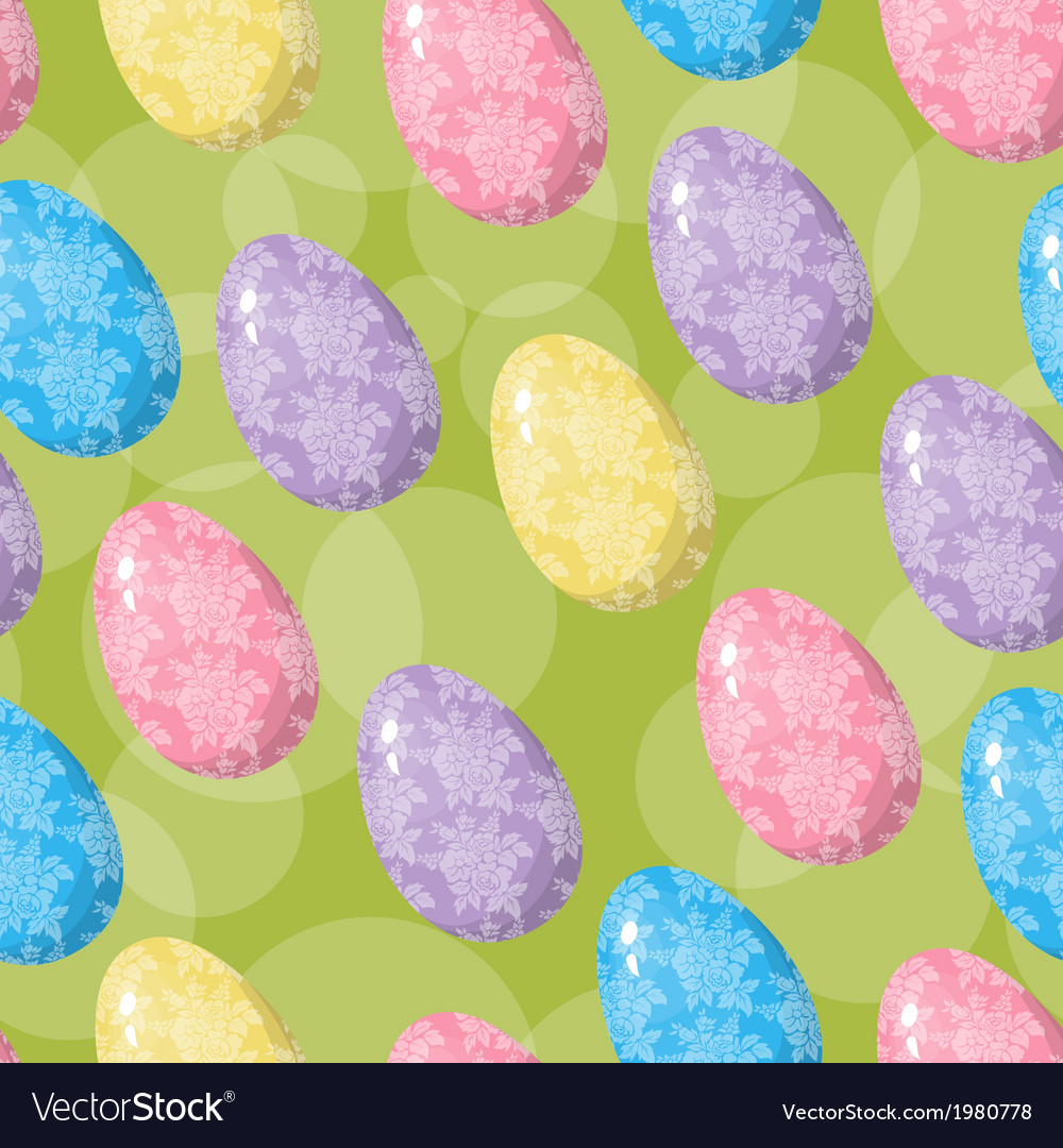 Seamless easter background Royalty Free Vector Image