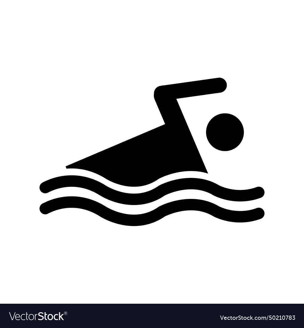 Swim icon Royalty Free Vector Image - VectorStock