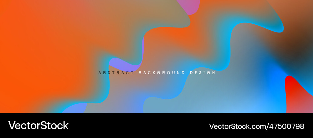 Dynamic liquid waves abstract background for Vector Image
