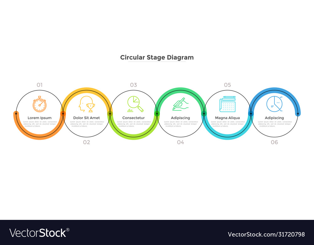 Modern infographic template Royalty Free Vector Image