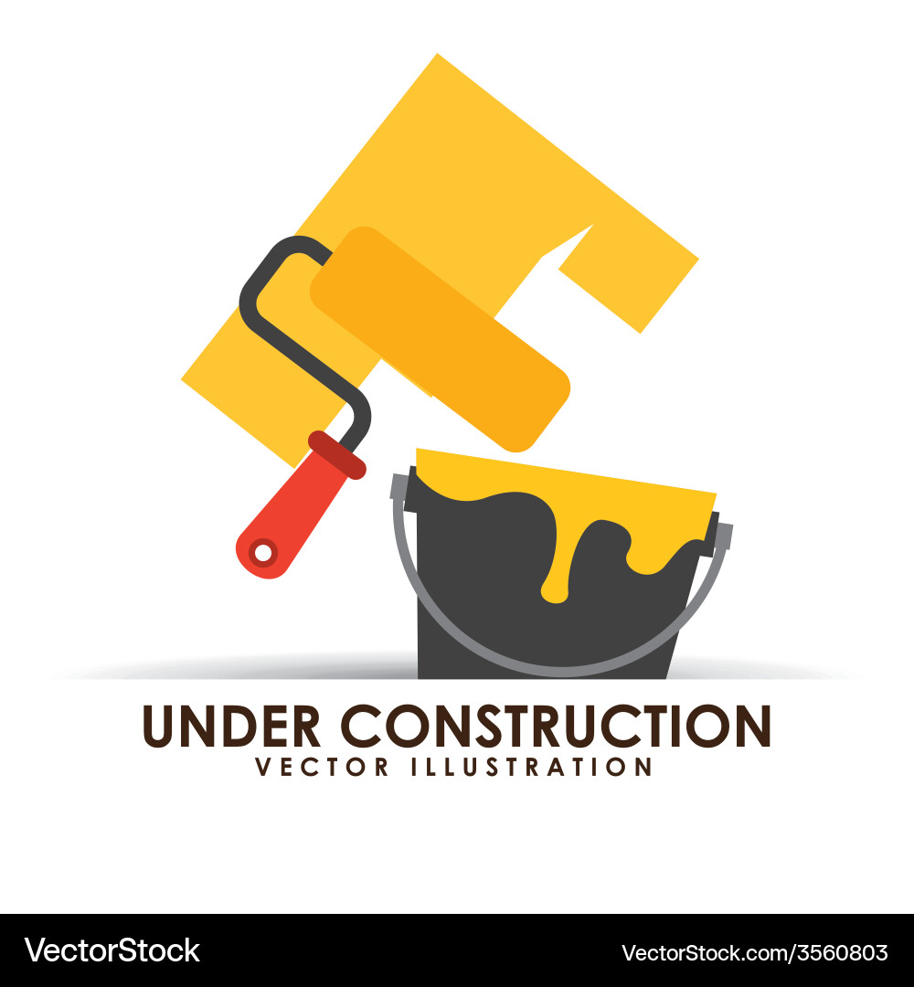 Under construction Royalty Free Vector Image - VectorStock