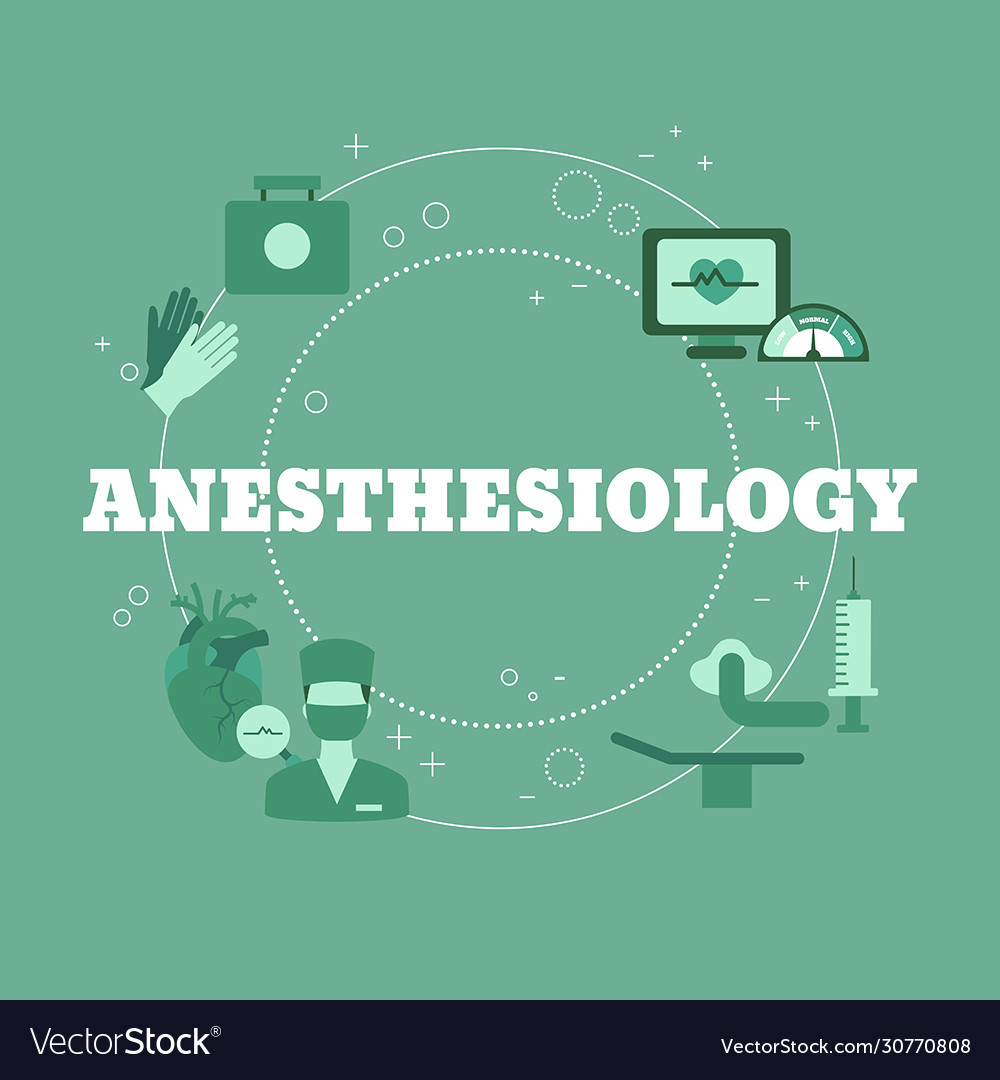 Anesthesiology Concept Royalty Free Vector Image 3314