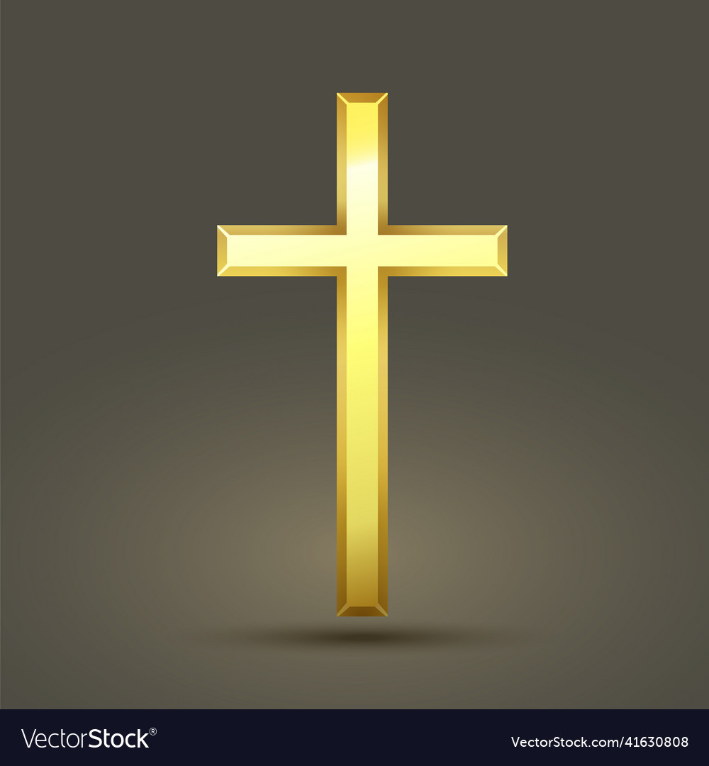 Simple gold cross shop