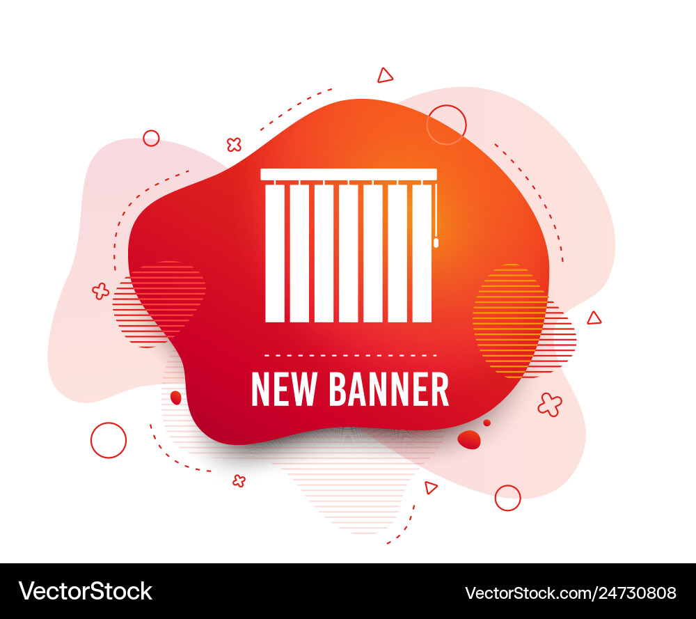 Louvers vertical sign window blinds jalousie Vector Image