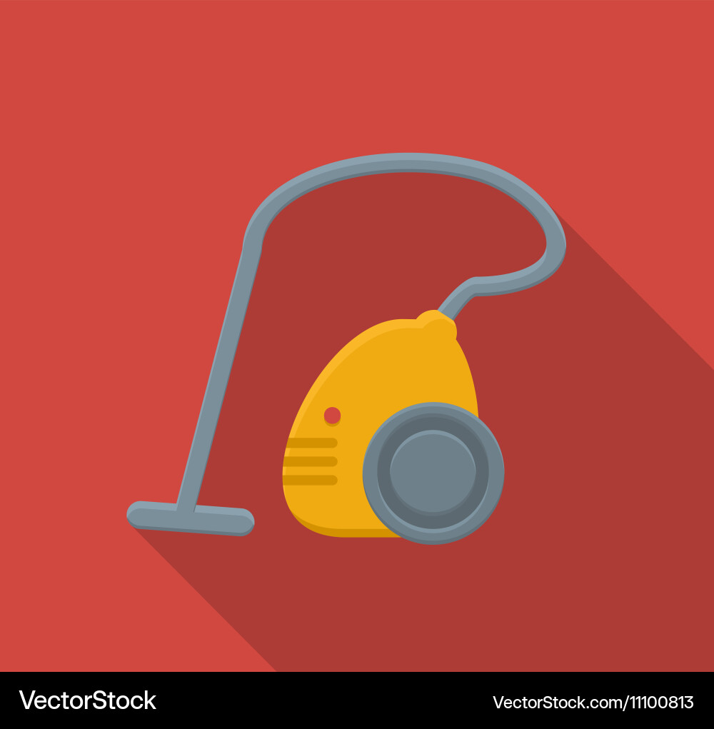 Vacuum cleaner flat icon Royalty Free Vector Image