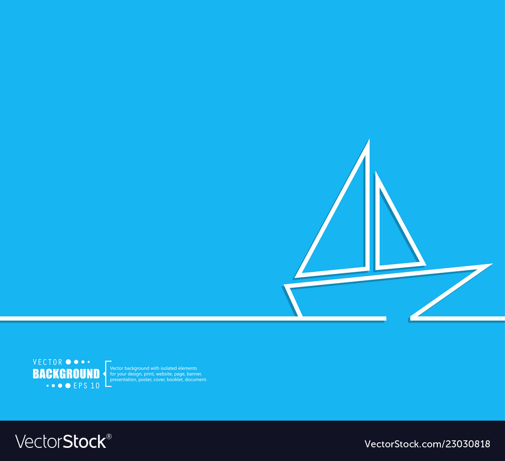 Abstract creative concept line draw Royalty Free Vector