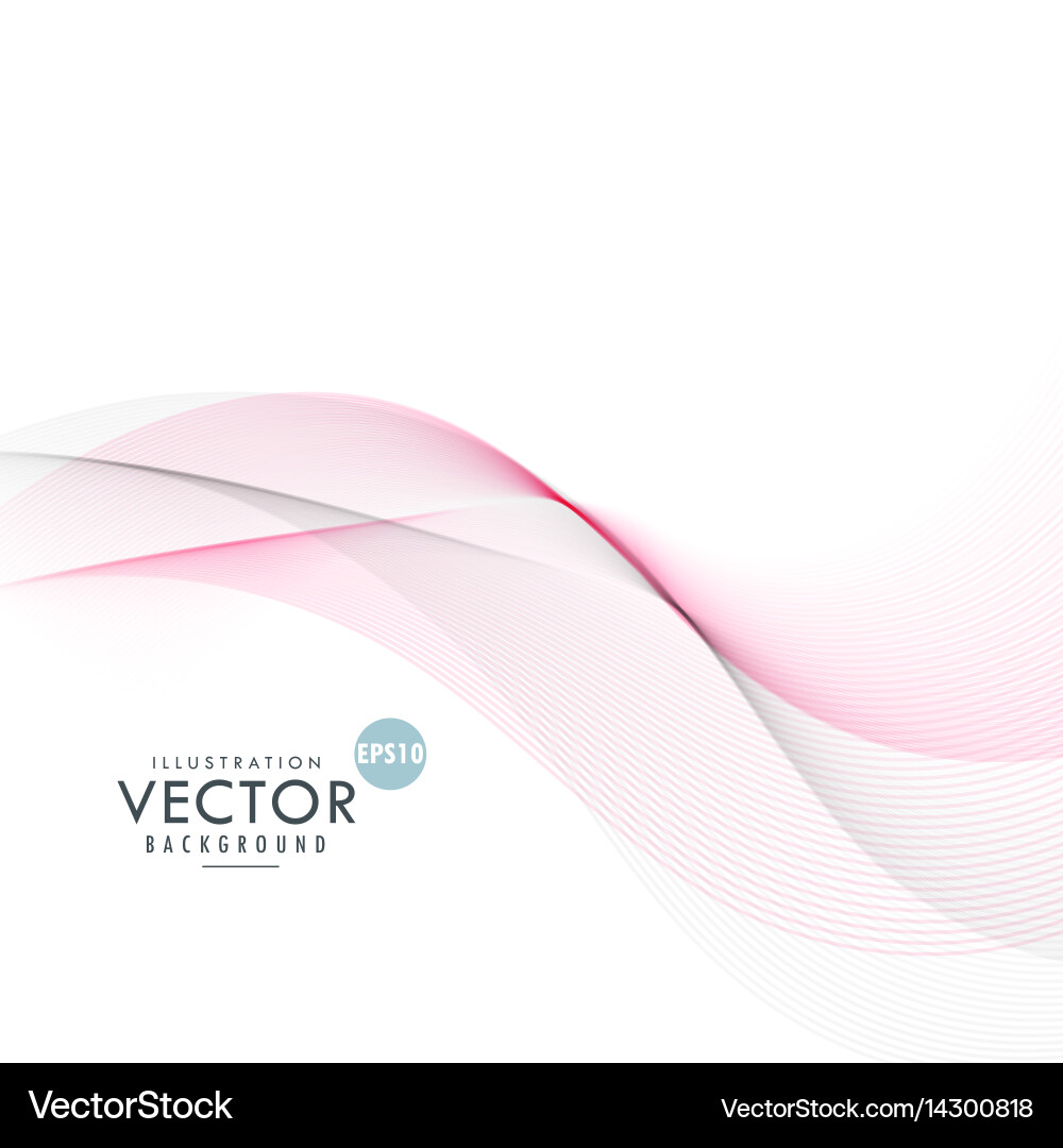 Clean abstract wave background Royalty Free Vector Image