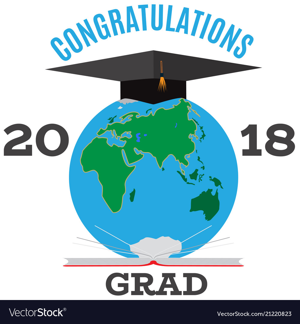 congratulations grad emblem badge