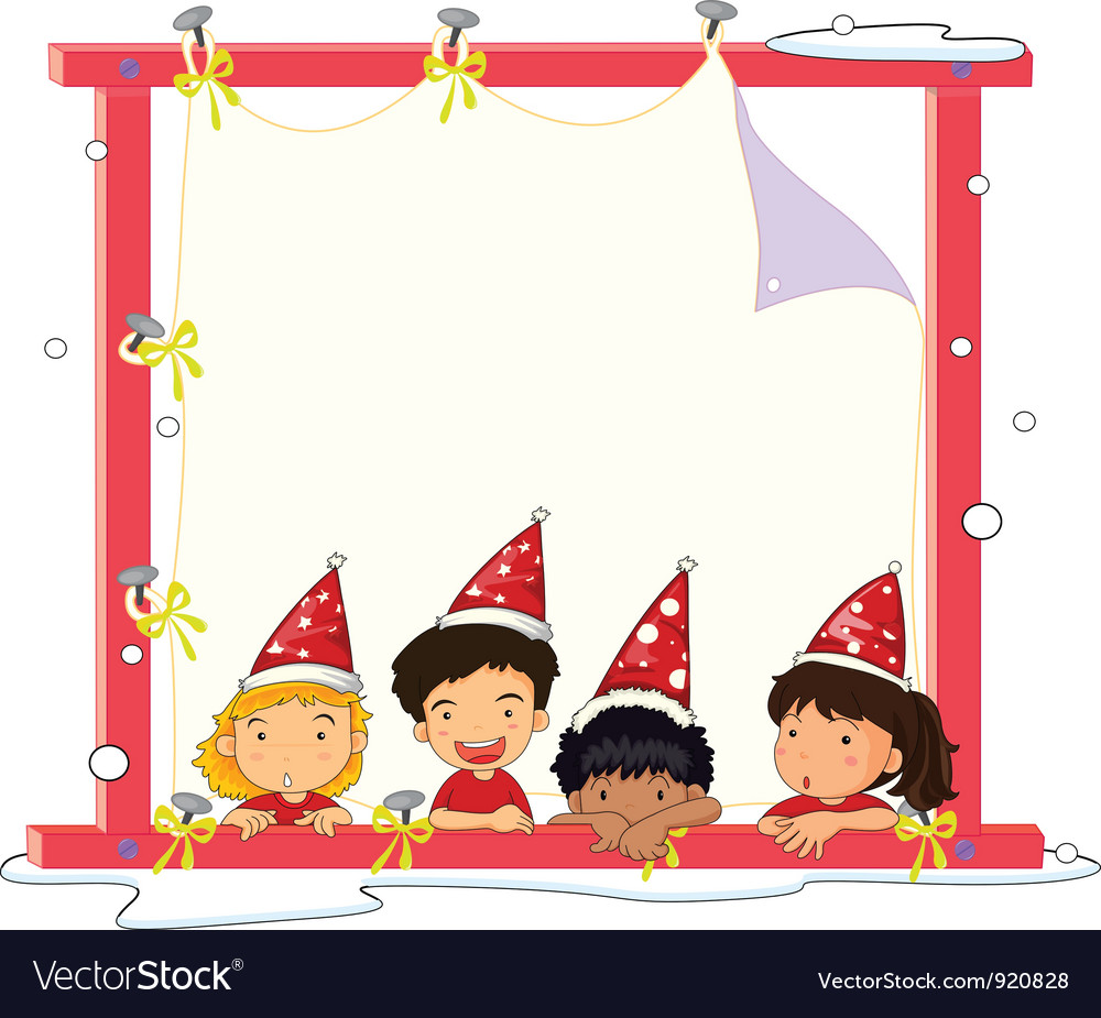 4 kids Royalty Free Vector Image - VectorStock